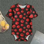 Red Tomato Pattern Print Men's Bodysuit