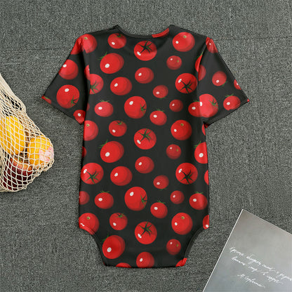 Red Tomato Pattern Print Men's Bodysuit