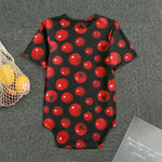 Red Tomato Pattern Print Men's Bodysuit