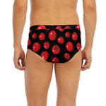 Red Tomato Pattern Print Men's Briefs