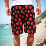 Red Tomato Pattern Print Men's Cargo Shorts