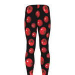 Red Tomato Pattern Print Men's leggings