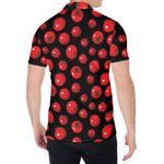 Red Tomato Pattern Print Men's Shirt