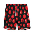 Red Tomato Pattern Print Men's Athletic Shorts
