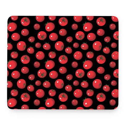 Red Tomato Pattern Print Mouse Pad