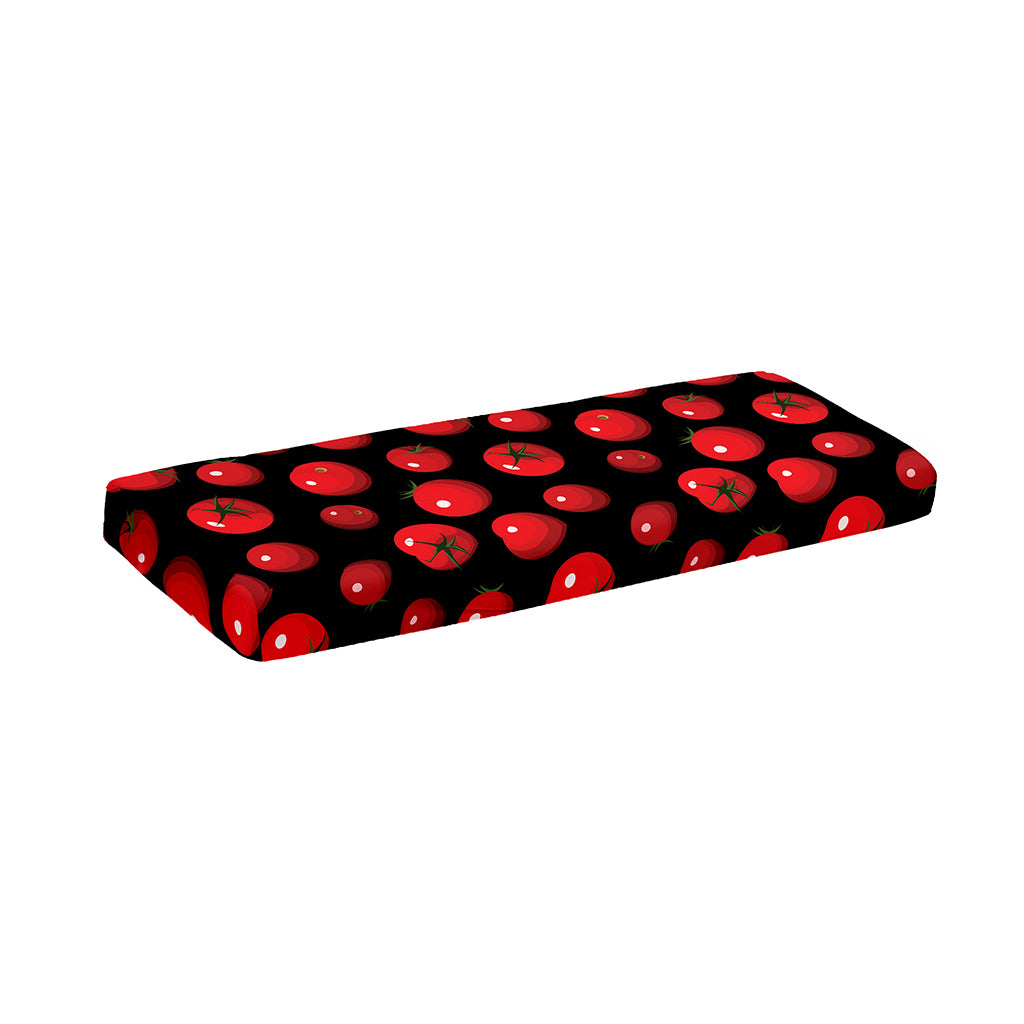 Red Tomato Pattern Print Piano Keyboard Cover