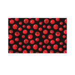 Red Tomato Pattern Print Polyester Flag