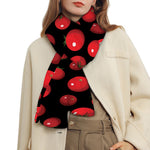 Red Tomato Pattern Print Scarf