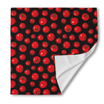 Red Tomato Pattern Print Silk Bandana