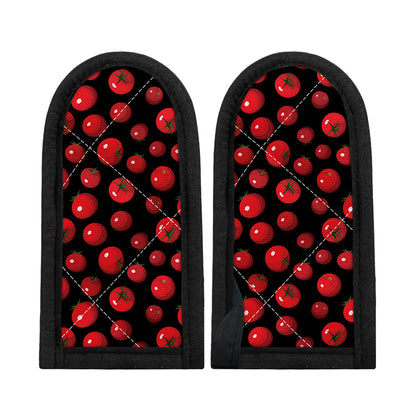 Red Tomato Pattern Print Skillet Handle Cover