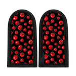 Red Tomato Pattern Print Skillet Handle Cover