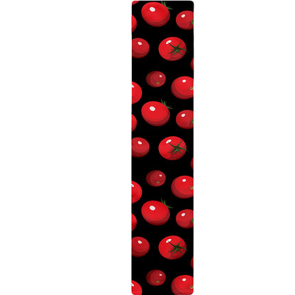 Red Tomato Pattern Print Table Runner