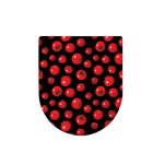 Red Tomato Pattern Print Toilet Lid Cover