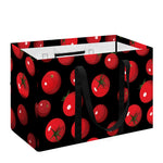 Red Tomato Pattern Print Utility Tote Bag