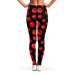 Red Tomato Pattern Print Women's Leggings