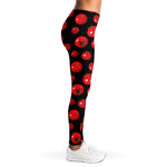 Red Tomato Pattern Print Women's Leggings