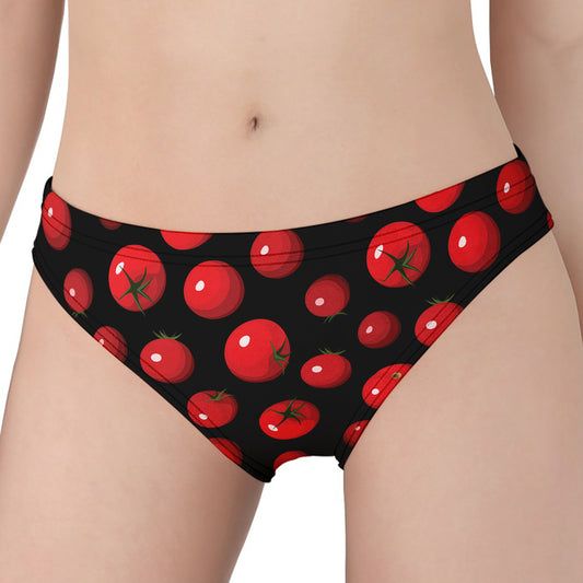 Red Tomato Pattern Print Women's Panties