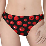 Red Tomato Pattern Print Women's Thong
