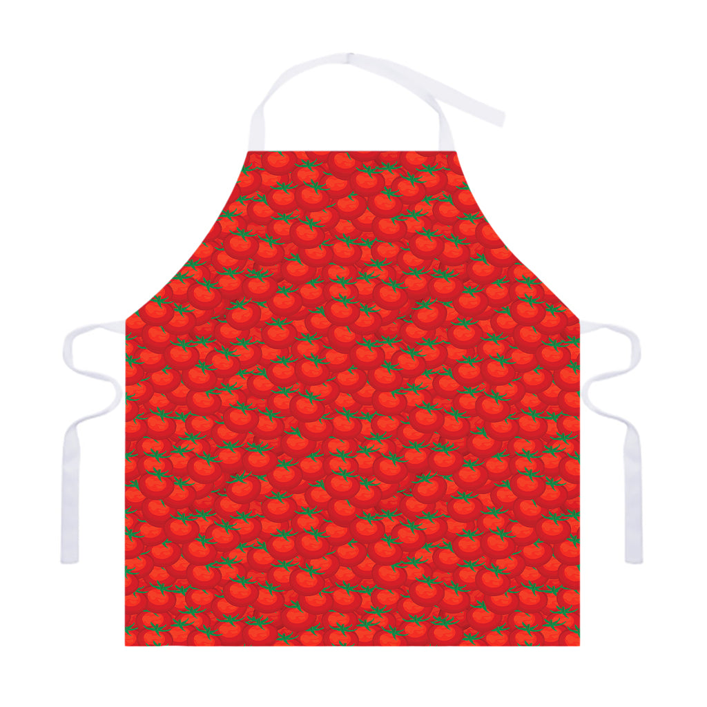 Red Tomatoes Pattern Print Adjustable Apron
