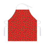 Red Tomatoes Pattern Print Adjustable Apron
