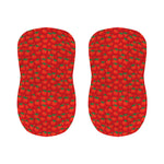 Red Tomatoes Pattern Print Bar Stool Covers
