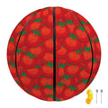 Red Tomatoes Pattern Print Basketball