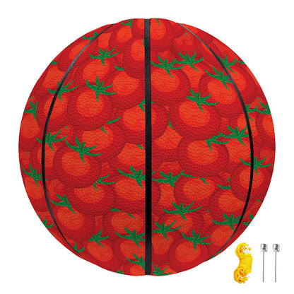 Red Tomatoes Pattern Print Basketball
