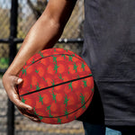 Red Tomatoes Pattern Print Basketball