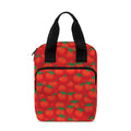 Red Tomatoes Pattern Print Bible Tote Bag