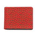 Red Tomatoes Pattern Print Bifold Wallet