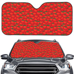 Red Tomatoes Pattern Print Car Windshield Sun Shade