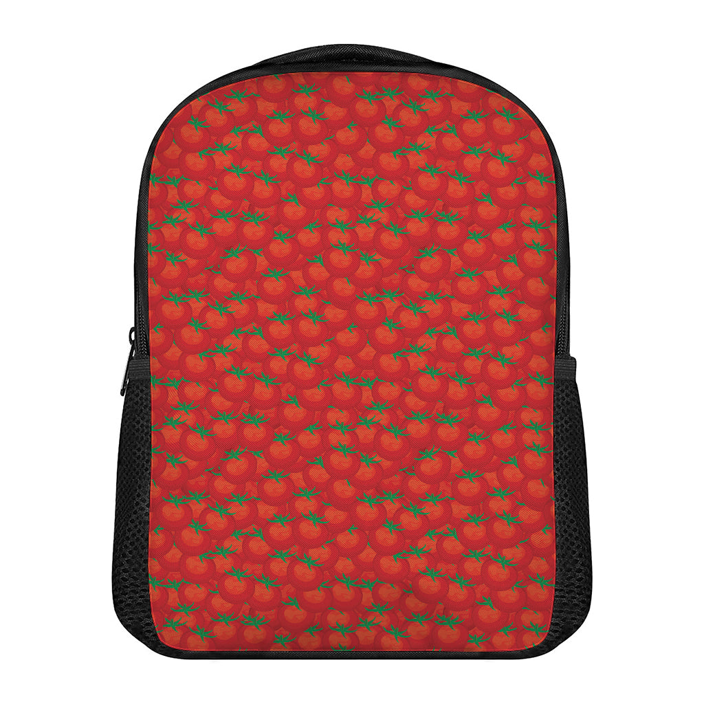 Red Tomatoes Pattern Print Casual Backpack