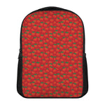 Red Tomatoes Pattern Print Casual Backpack