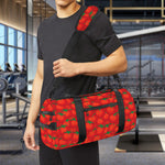 Red Tomatoes Pattern Print Gym Bag