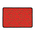 Red Tomatoes Pattern Print Kitchen Mat