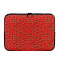 Red Tomatoes Pattern Print Laptop Sleeve