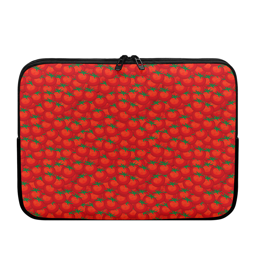 Red Tomatoes Pattern Print Laptop Sleeve