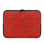 Red Tomatoes Pattern Print Laptop Sleeve
