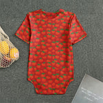 Red Tomatoes Pattern Print Men's Bodysuit