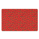 Red Tomatoes Pattern Print Polyester Doormat