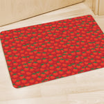 Red Tomatoes Pattern Print Polyester Doormat
