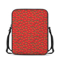 Red Tomatoes Pattern Print Rectangular Crossbody Bag