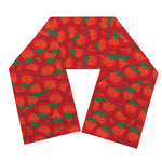 Red Tomatoes Pattern Print Scarf