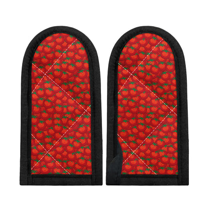 Red Tomatoes Pattern Print Skillet Handle Cover