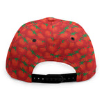 Red Tomatoes Pattern Print Snapback Cap