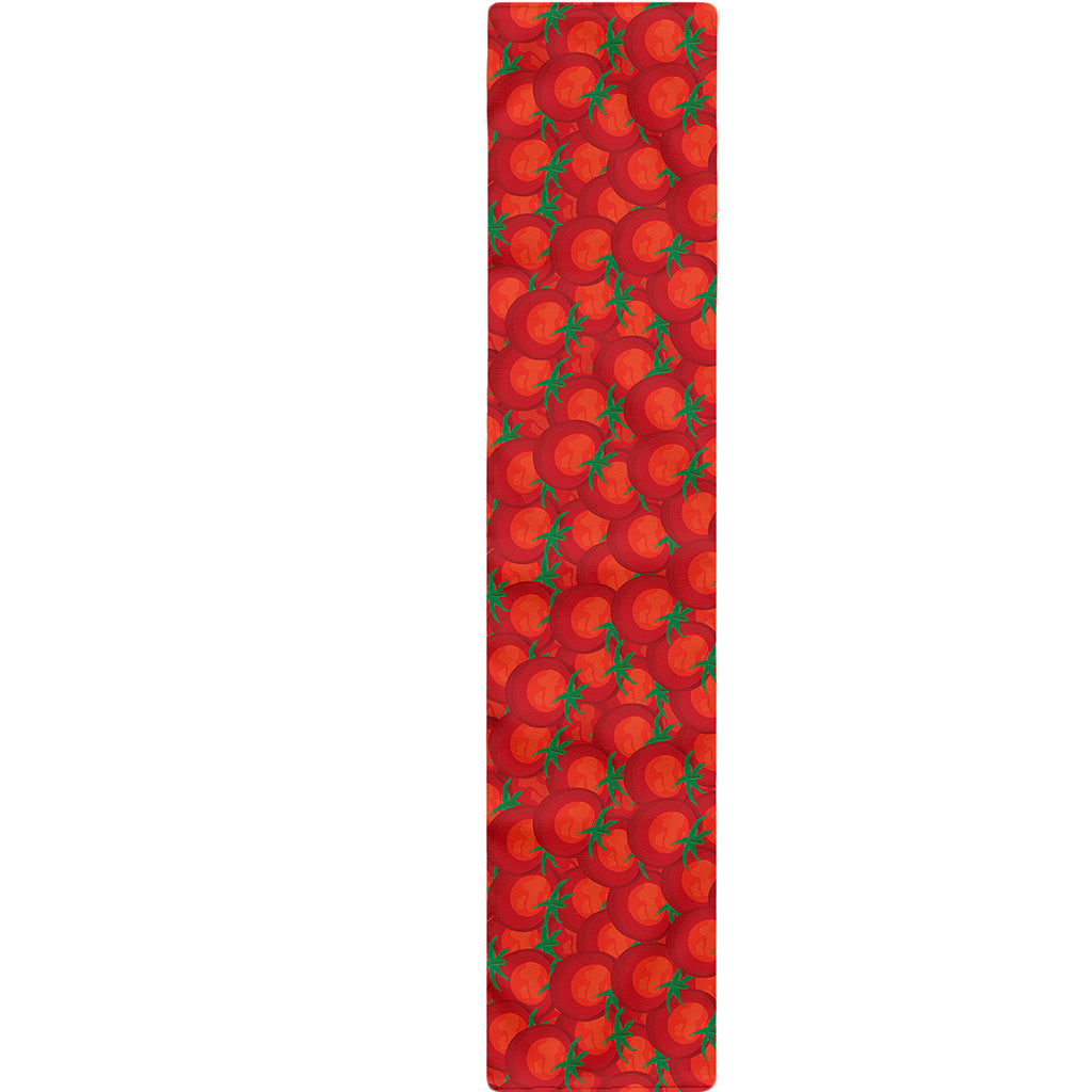 Red Tomatoes Pattern Print Table Runner