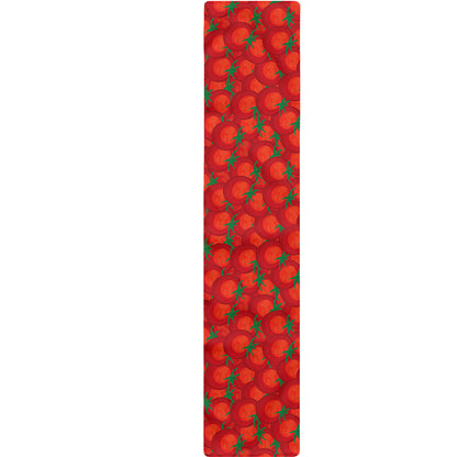 Red Tomatoes Pattern Print Table Runner