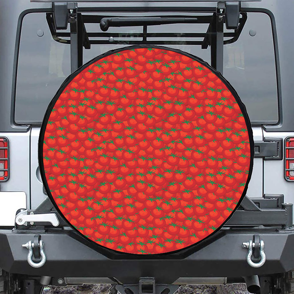 Red Tomatoes Pattern Print Tire Cover