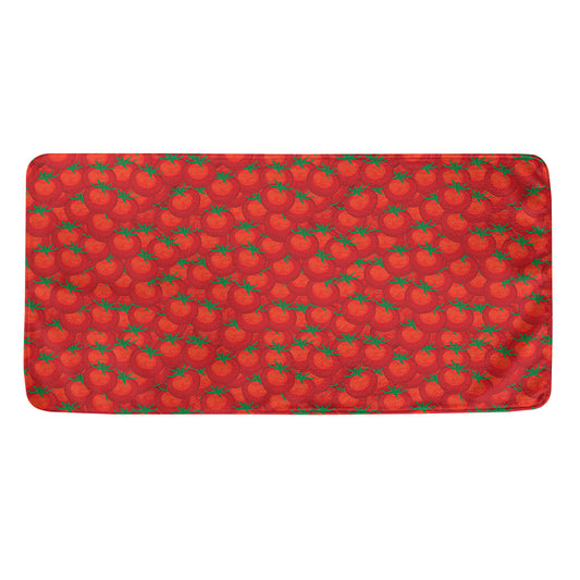Red Tomatoes Pattern Print Towel