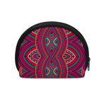 Red Tribal Ethnic Mandala Print Coin Purse